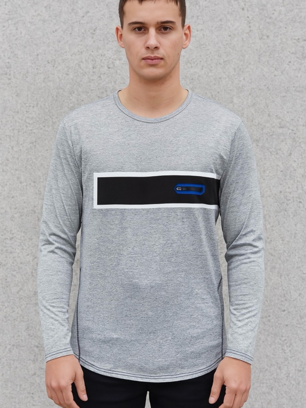 Brooklyn Standard Men's XL Long Sleeve Active T-Shirt Reflective Accent